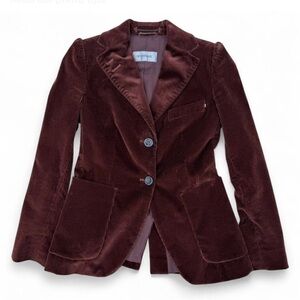 Vintage Brown Corduroy Tailored Sportmax Blazer